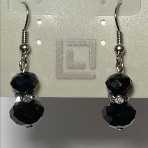 Black Dangle Earrings